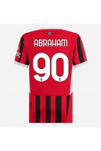 Fotbalové Dres AC Milan Tammy Abraham #90 Dámské Domácí Oblečení 2024-25 Krátký Rukáv